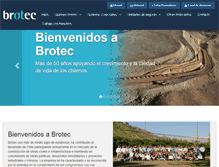 Tablet Screenshot of brotec.cl